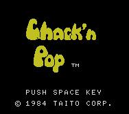 Pantallazo de  Chack 'n Pop para MSX