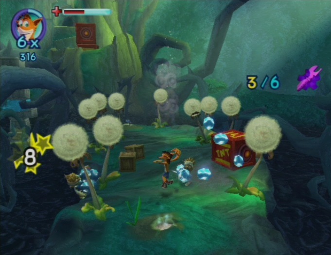 Pantallazo de  Crash Bandicoot: ¡guerra Al Coco-maniaco! para Wii