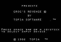 Pantallazo de  Grog's Revenge para MSX