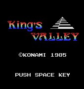 Pantallazo de  King's Valley para MSX
