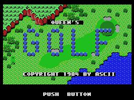Pantallazo de  Queen's Golf para MSX