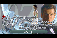 Pantallazo de 007 - Everything or Nothing (Japonés) para Game Boy Advance