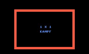 Pantallazo de 1 x 1 Kampf para Commodore 64