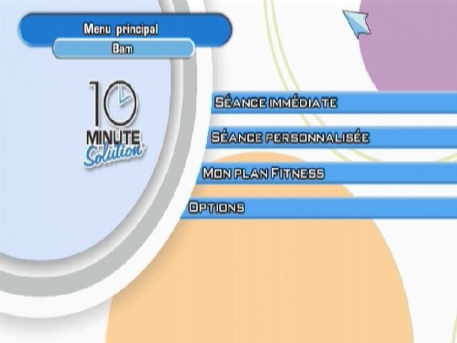 Pantallazo de 10 Minute Fitness Solution para Wii