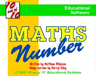 Pantallazo de 10 Out Of 10 Maths Number para Amiga