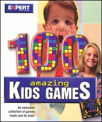 Caratula de 100 Amazing Kids Games para PC