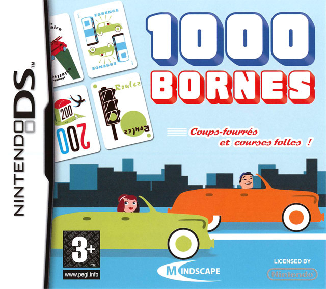 Caratula de 1000 Bornes para Nintendo DS