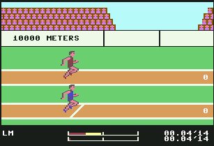 Pantallazo de 10000 Meters para Commodore 64