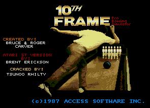 Pantallazo de 10th Frame para Atari ST