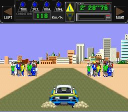 Pantallazo de 13e Rally Big Run: The Supreme 4WD Challenge (Japonés) para Super Nintendo