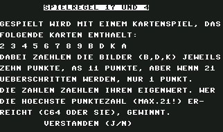 Pantallazo de 17 und 04 para Commodore 64