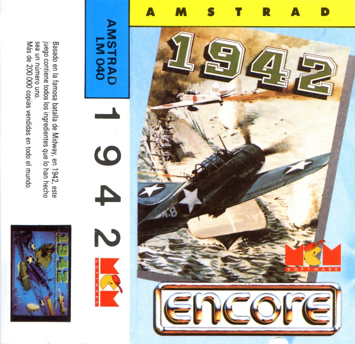 Caratula de 1942 para Amstrad CPC