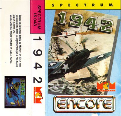 Caratula de 1942 para Spectrum