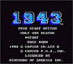 Pantallazo de 1943: The Battle of Midway para Nintendo (NES)