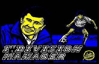 Pantallazo de 1st Division Manager para Amstrad CPC