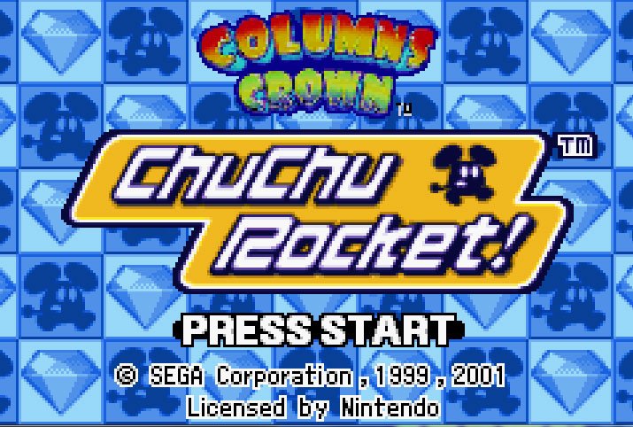 Pantallazo de 2 Games in 1: Columns Crown - ChuChu Rocket! para Game Boy Advance