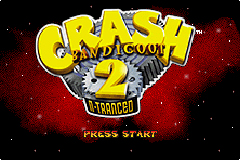 Pantallazo de 2 Games in 1 - Crash & Spyro Pack Volume 1 para Game Boy Advance