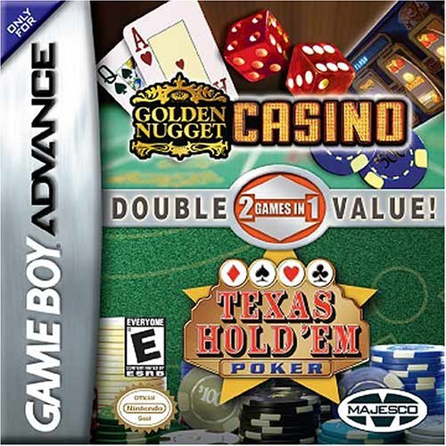 Caratula de 2 Games in 1 - Golden Nugget & Texas Holdem para Game Boy Advance