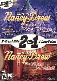 Caratula de 2 for 1: Nancy Drew: Treasure in the Royal Tower/Nancy Drew: The Final Scene para PC