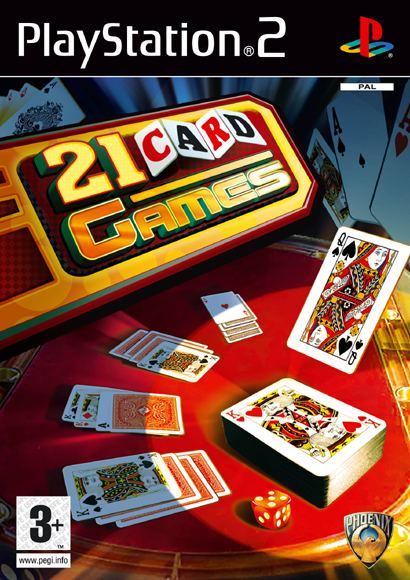Caratula de 21 Card Games para PlayStation 2