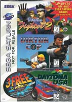Caratula de 3 Free Games Pack para Sega Saturn