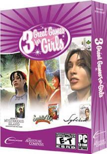 Caratula de 3 Great Games for Girls para PC