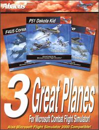 Caratula de 3 Great Planes For Microsoft Combat Flight Simulator! para PC