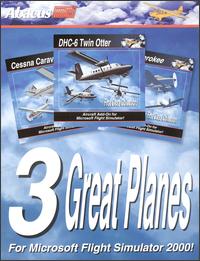 Caratula de 3 Great Planes For Microsoft Flight Simulator 2000! para PC