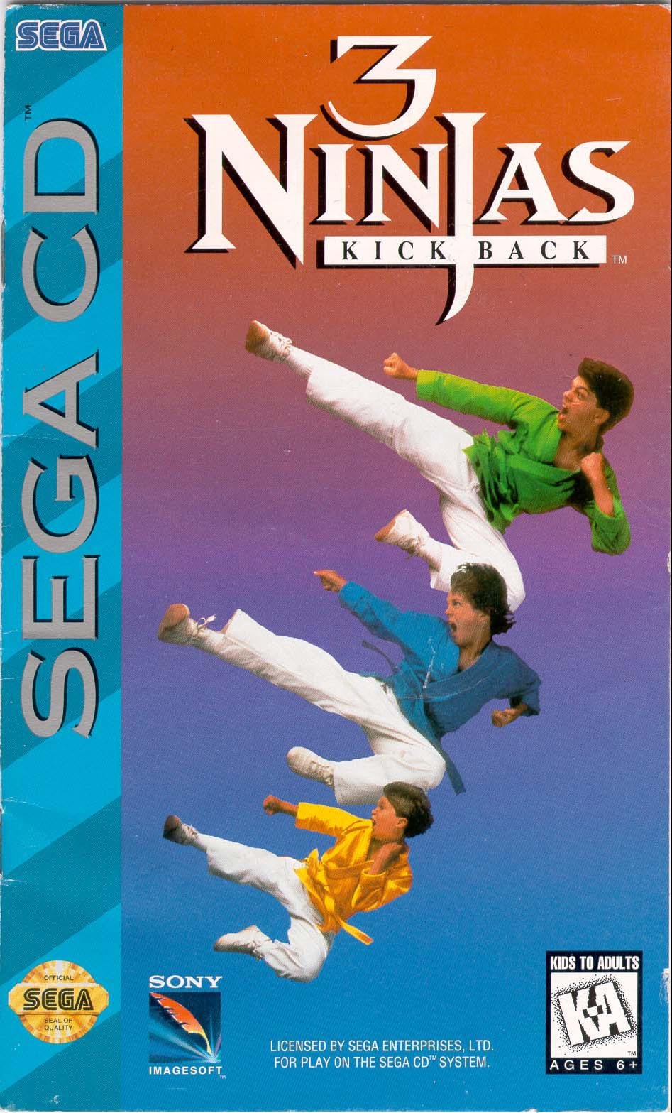 Caratula de 3 Ninjas Kick Back  para Sega CD