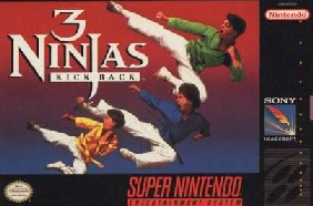 Caratula de 3 Ninjas Kick Back para Super Nintendo