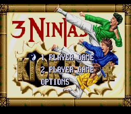 Pantallazo de 3 Ninjas Kick Back para Super Nintendo