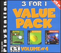 Caratula de 3 for 1 Value Pack Volume #4 para PlayStation
