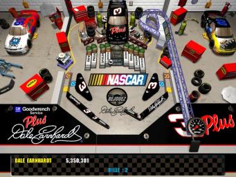 Pantallazo de 3-D Ultra NASCAR Pinball para PC