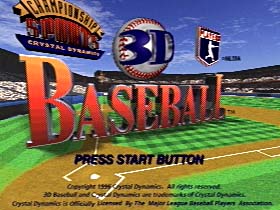 Pantallazo de 3D Baseball para PlayStation