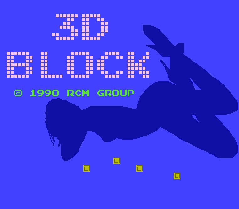 Pantallazo de 3D Block para Nintendo (NES)