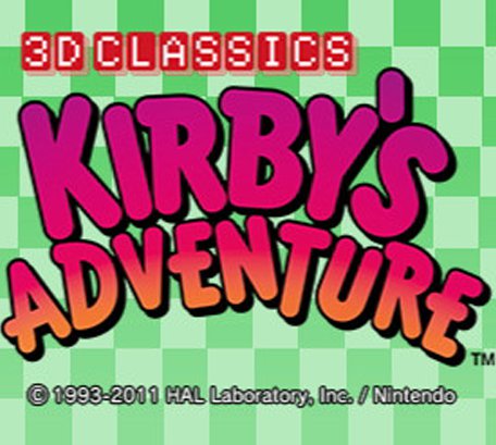 Caratula de 3D Classics Kirbys Adventure para Nintendo 3DS