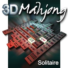 Caratula de 3D Mahjong Solitaire para PC