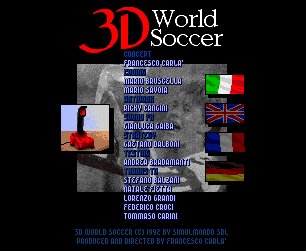 Pantallazo de 3D World Soccer para Amiga