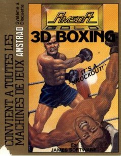 Caratula de 3d Boxing para Amstrad CPC