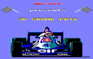 Pantallazo de 3d Grand Prix para Amstrad CPC