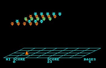 Pantallazo de 3d Invaders para Amstrad CPC