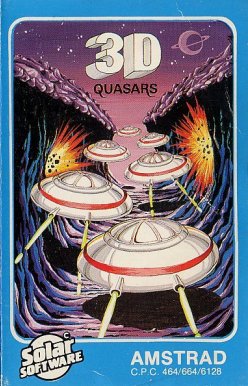 Caratula de 3d Quasars para Amstrad CPC