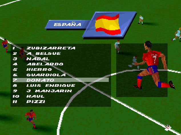 Pantallazo de 4-4-2 Soccer para PlayStation