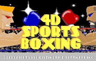 Pantallazo de 4D Sports Boxing para Amiga