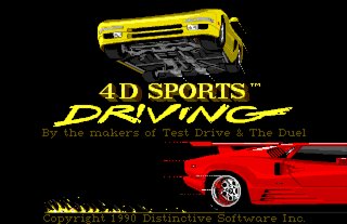 Pantallazo de 4D Sports Driving Master Tracks I para Amiga
