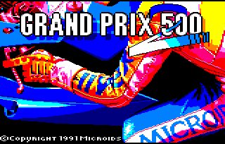 Pantallazo de 500cc Grand Prix 2 para Amstrad CPC