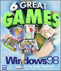 Caratula de 6 Great Games for Windows 98 para PC