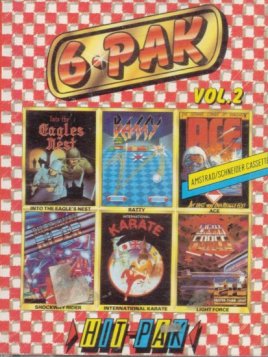 Caratula de 6 Hit Pak Volume 2 para Amstrad CPC