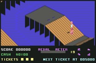 Pantallazo de 720° para Commodore 64
