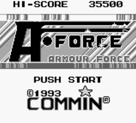 Pantallazo de A-Force para Game Boy